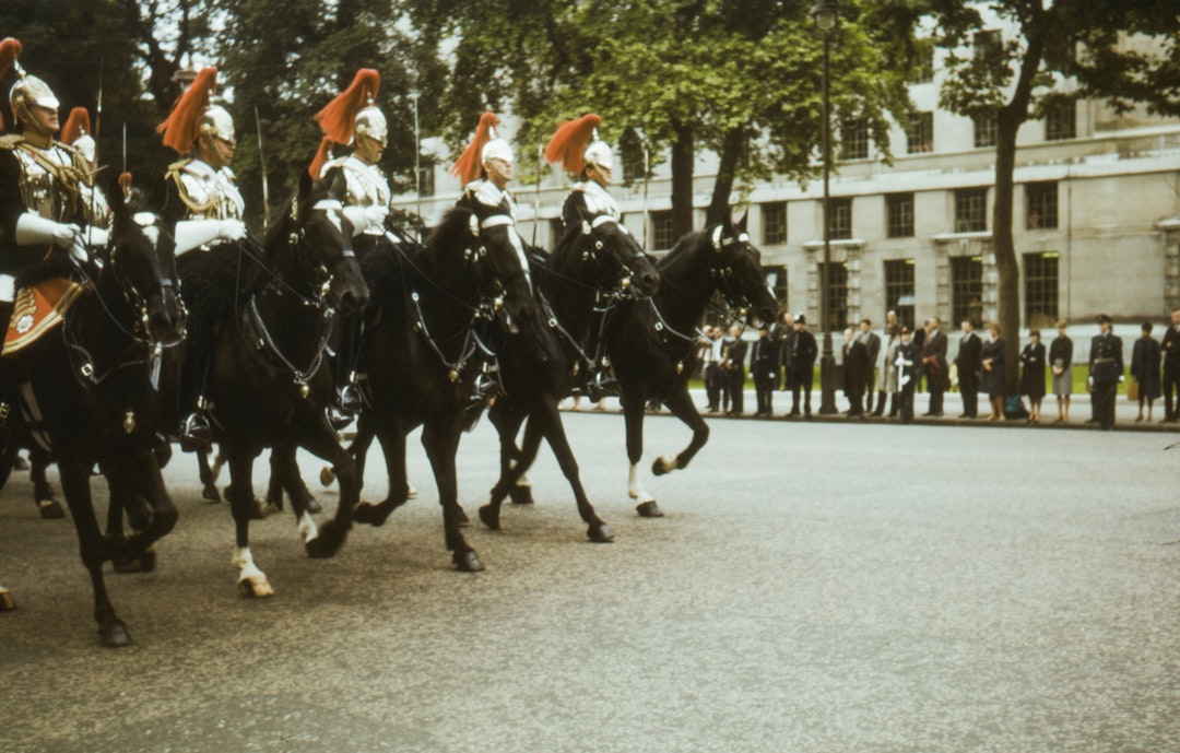 Photo casket, funeral procession